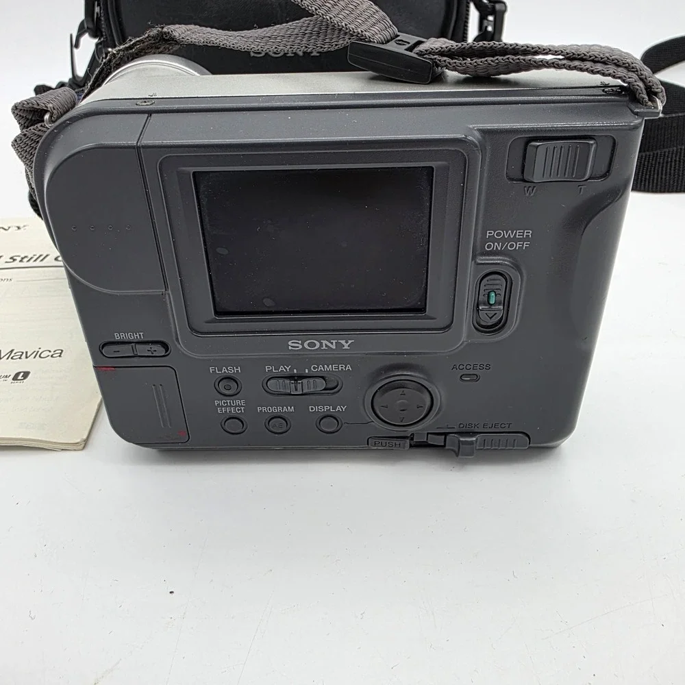 Sony MVC-FD75- FD MAVICA 10X Optical Zoom Digital Still Camera with BAG-UNTESTED